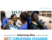 Tablet Screenshot of globalcampsafrica.org